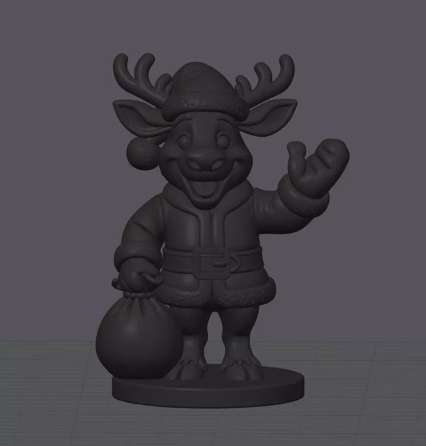 Saint Rein-deer 3D print model_1
