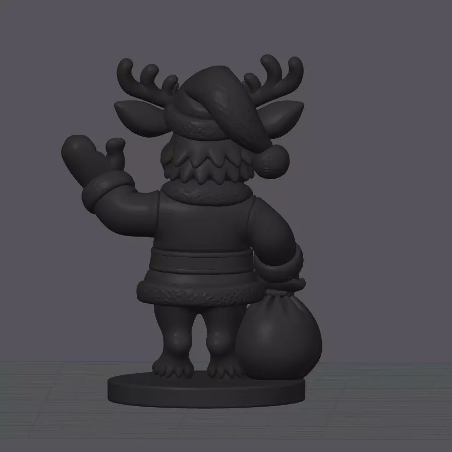Saint Rein-deer 3D print model_7