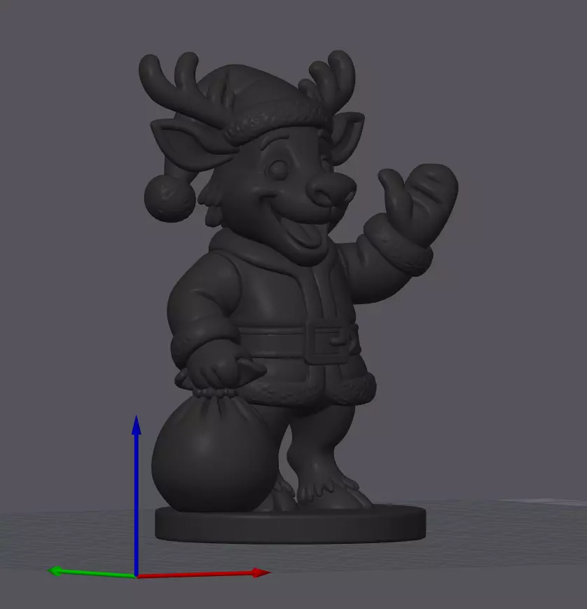 Saint Rein-deer 3D print model_3