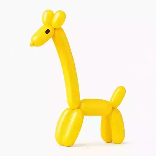 Lemon Giraffe  Balloon Decoration Props Second Life toy