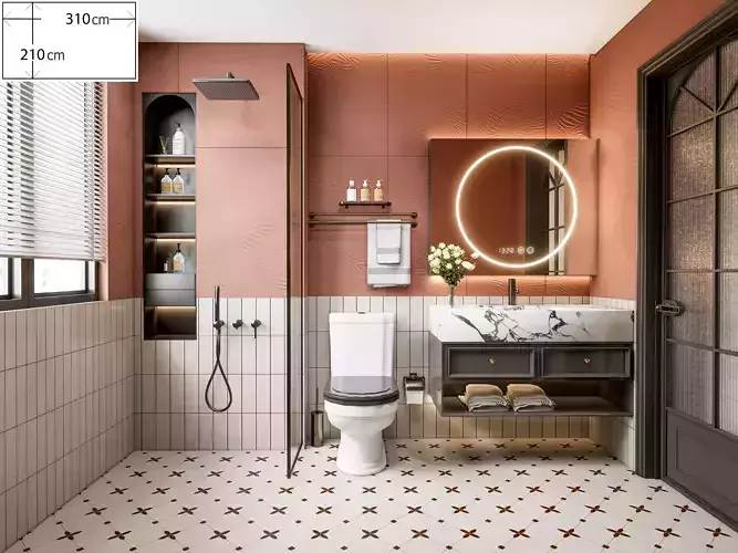 Bathroom 52 3D model