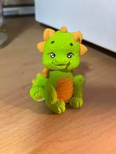 Playful Baby Dragon Cute Fantasy 3D Model