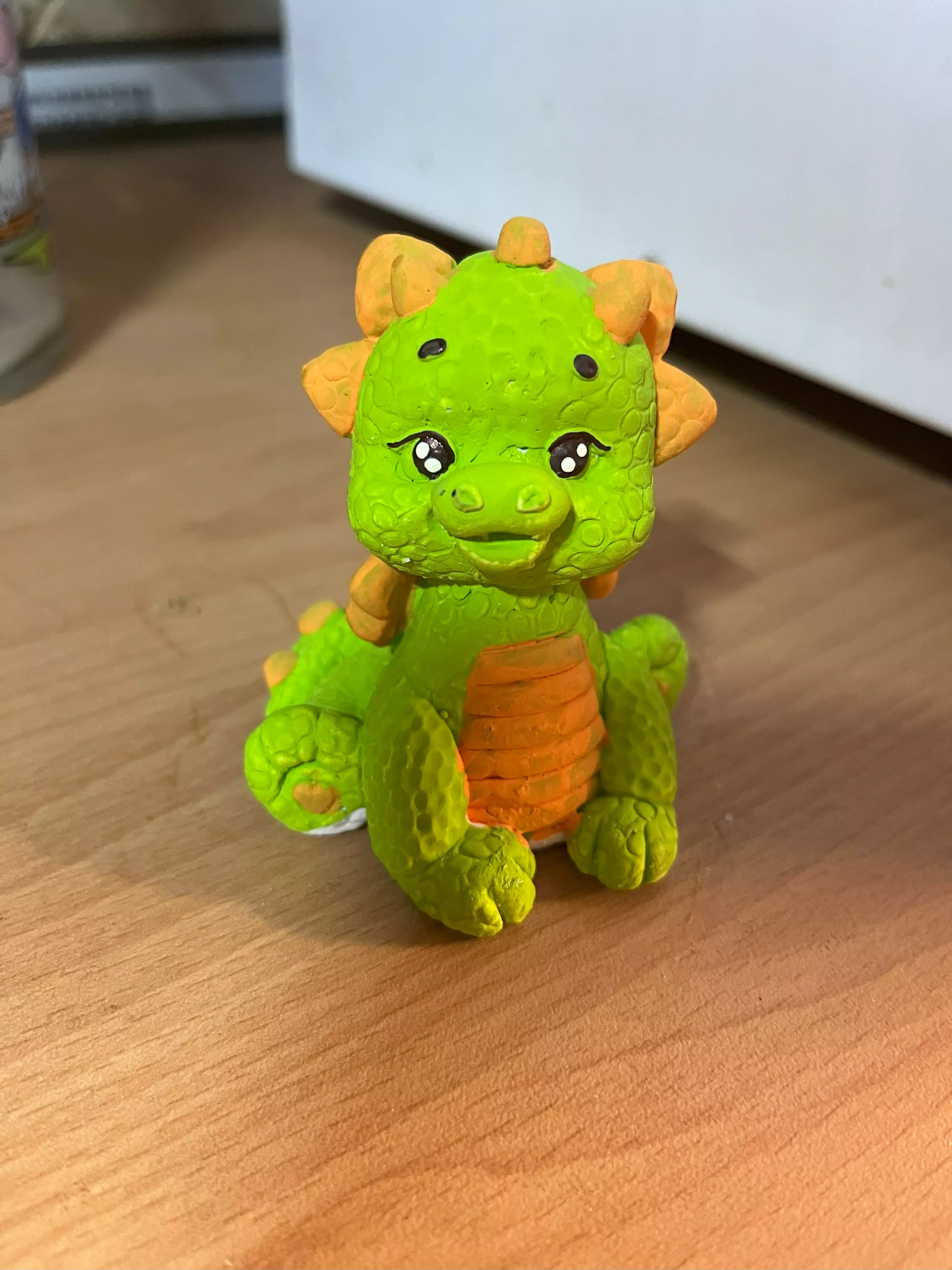 Playful Baby Dragon Cute Fantasy 3D Model 3D print model_1