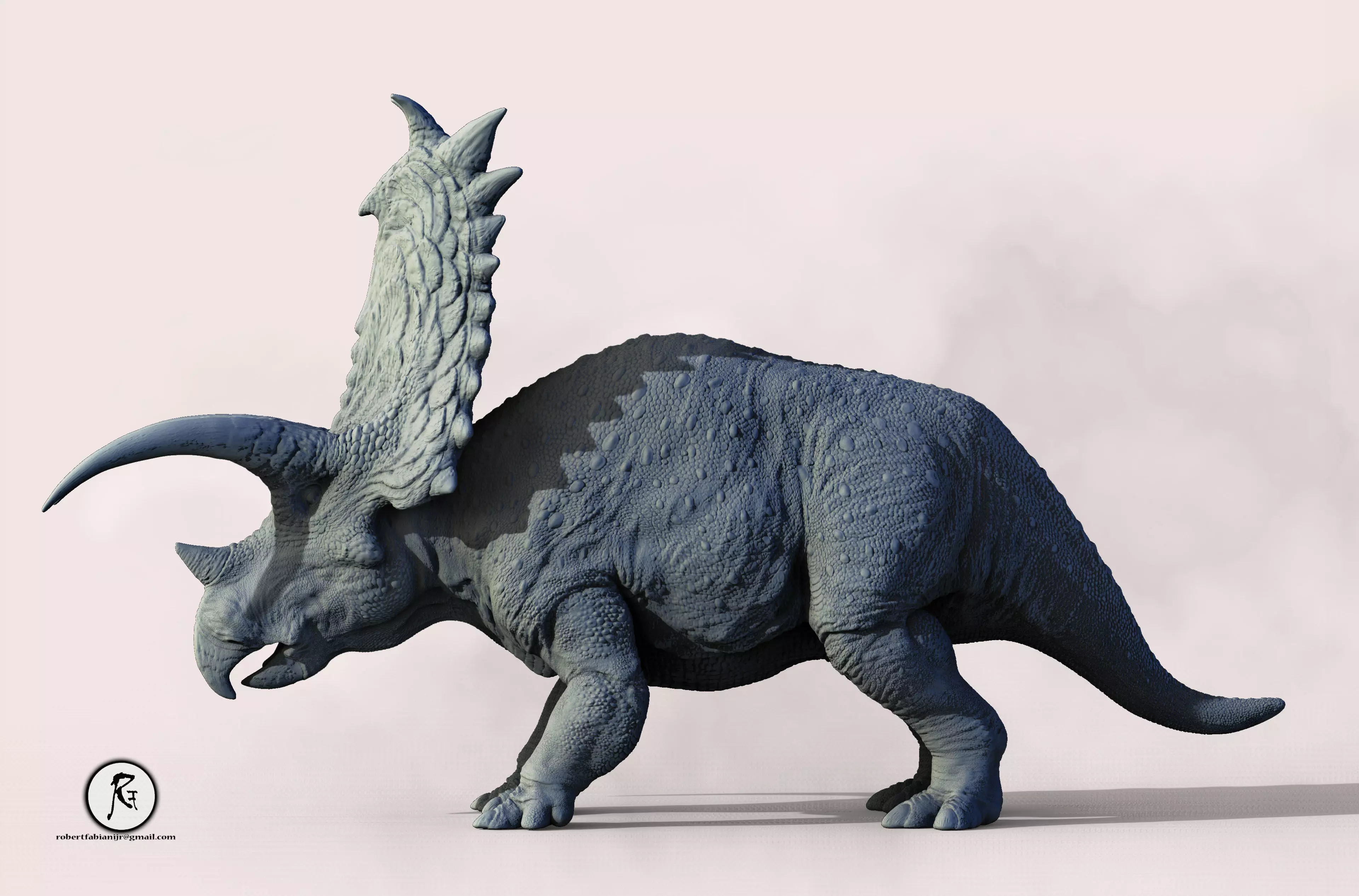 Pentaceratops V2 3D print model_4