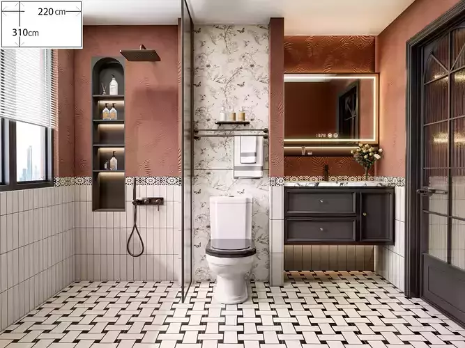 Bathroom 53 3D model