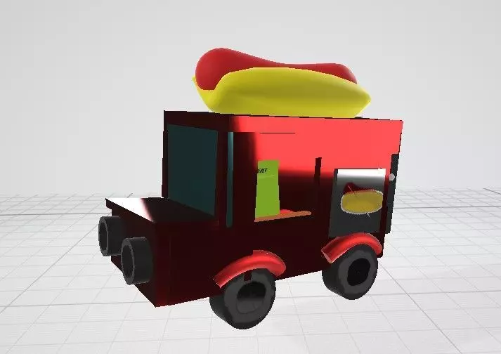 hotdog truck Texture