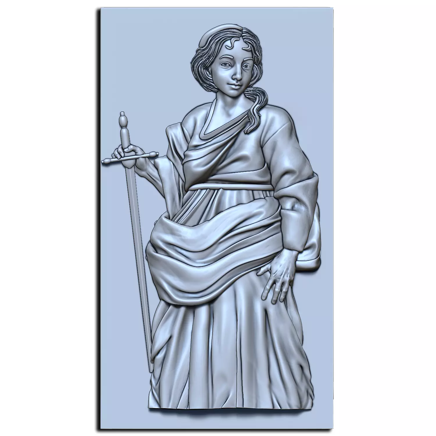 Allegory of Justice 3D print model