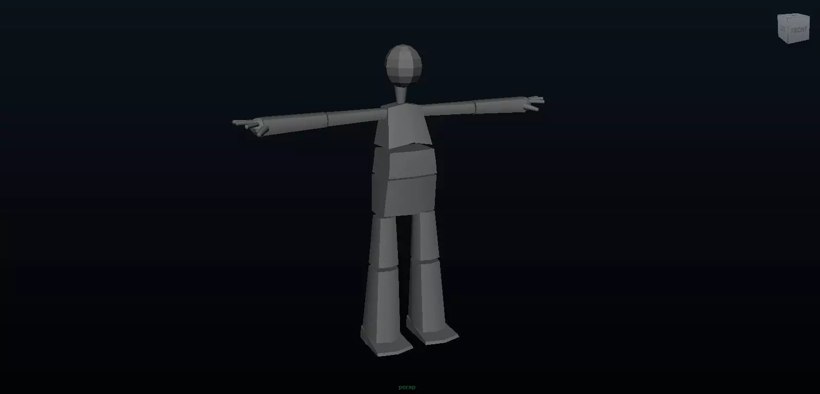 LoPoly Dummy Free low-poly 3D model