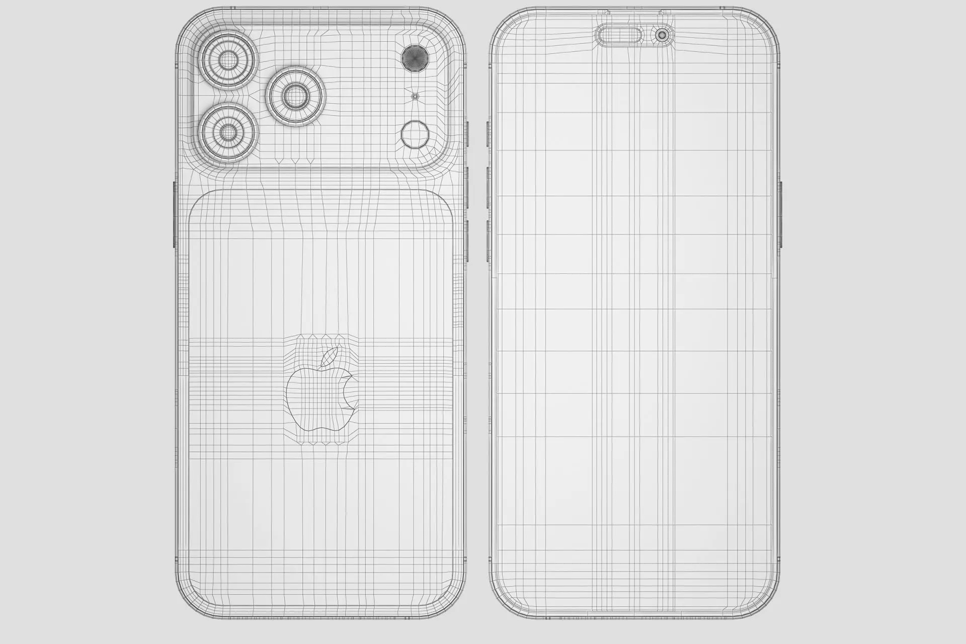 Apple iPhone 17 pro MAX v2 All colors 3D model_11