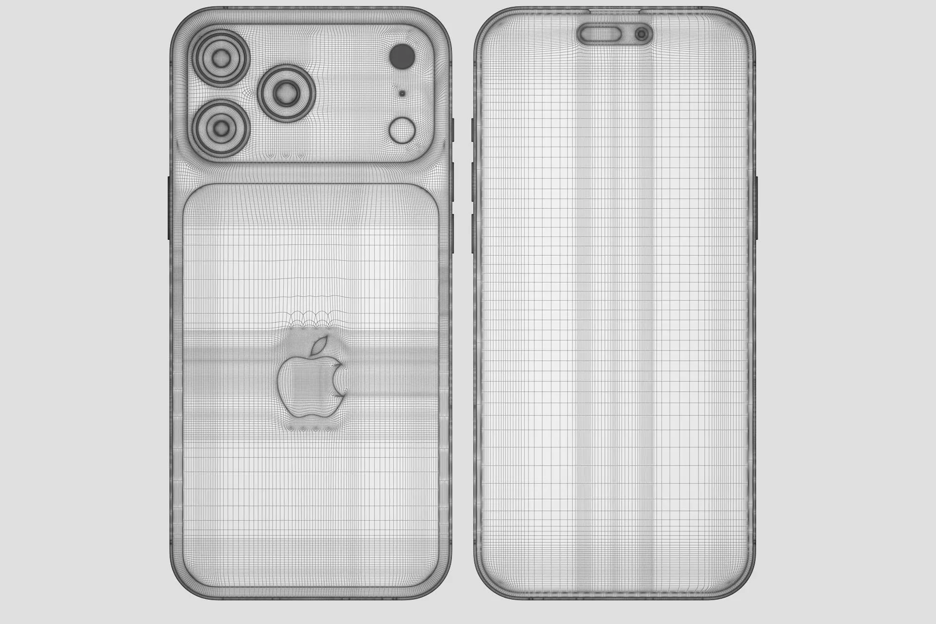 Apple iPhone 17 pro MAX v2 All colors 3D model_14