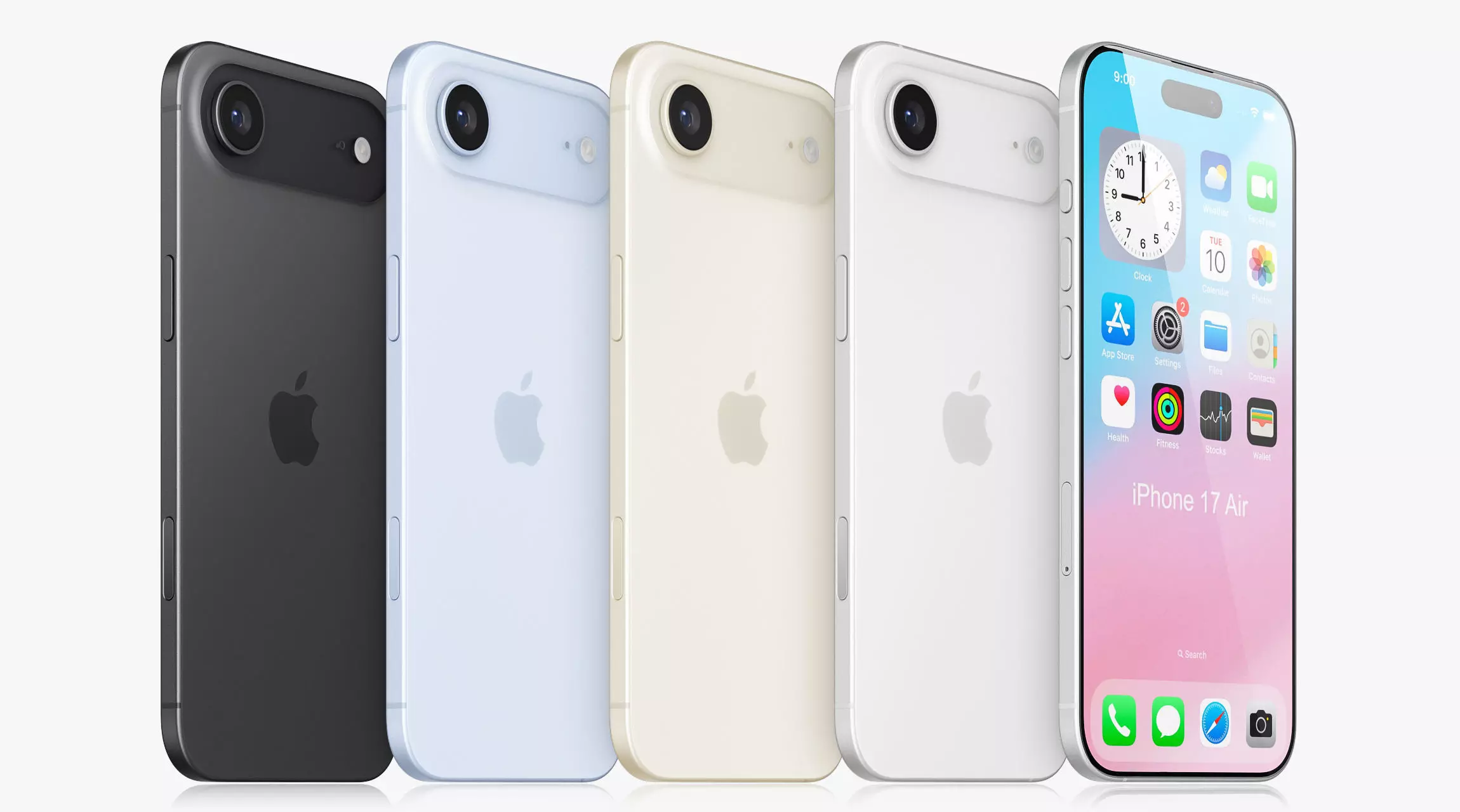 Apple iPhone 17 collection v2 All colors 3D model_4
