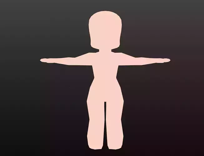 Chibi Base - Low Poly