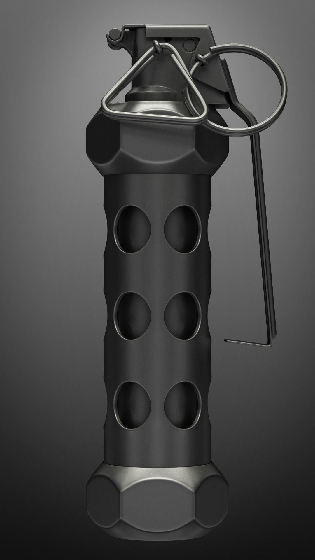 grenade M84 subdivison ready 3D model_9