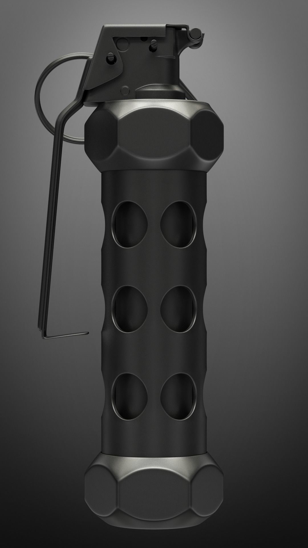 grenade M84 subdivison ready 3D model_10