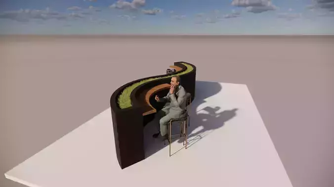 Exterior furniture 3D model