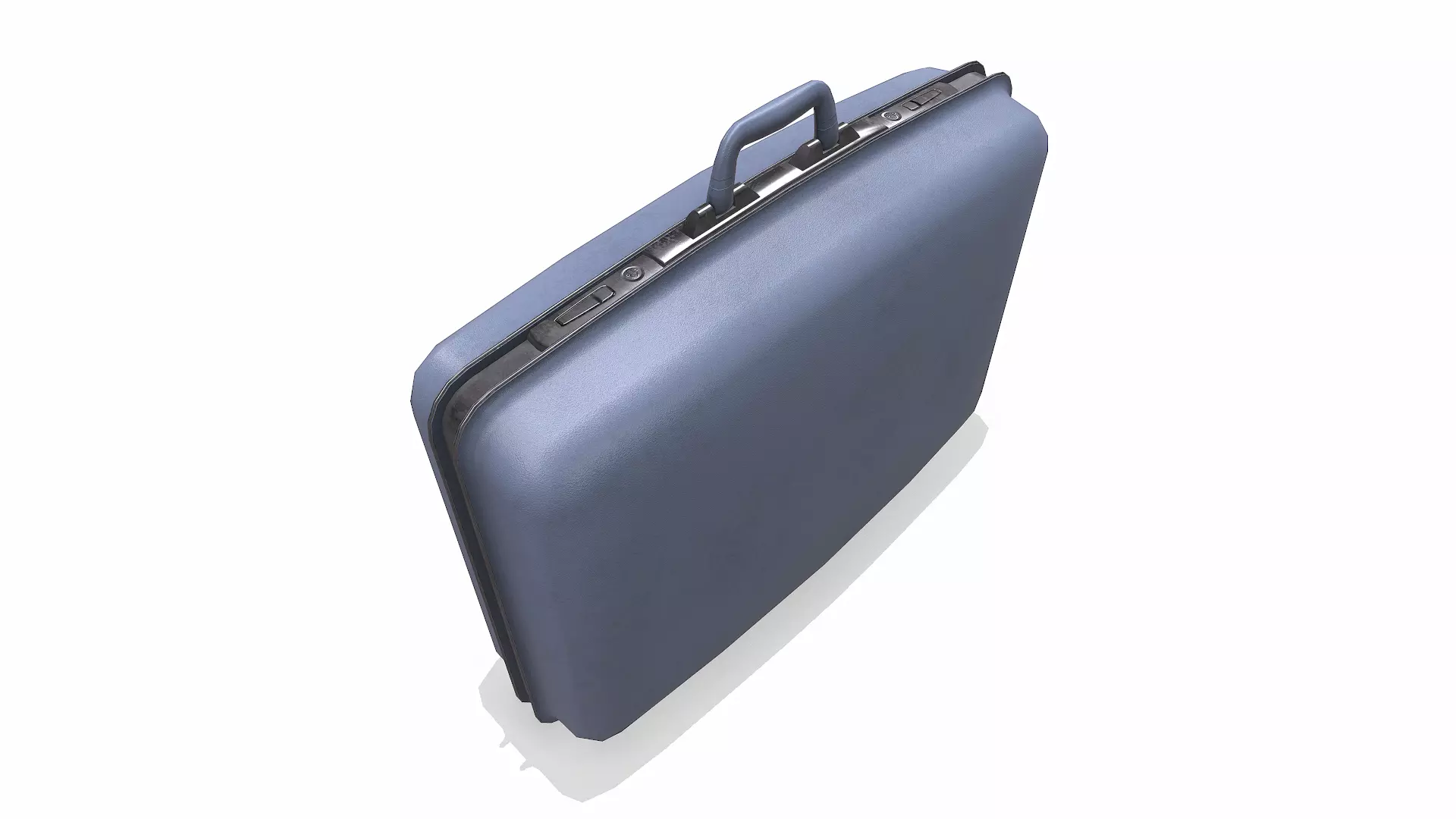 Old Retro Vintage Suitcase Low-poly PBR Low-poly 3D model_7