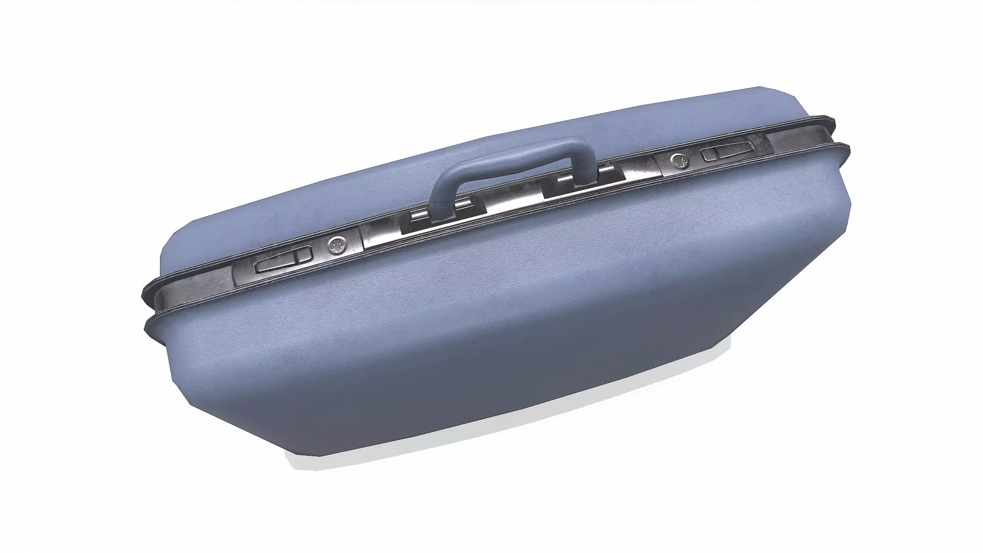 Old Retro Vintage Suitcase Low-poly PBR Low-poly 3D model_3