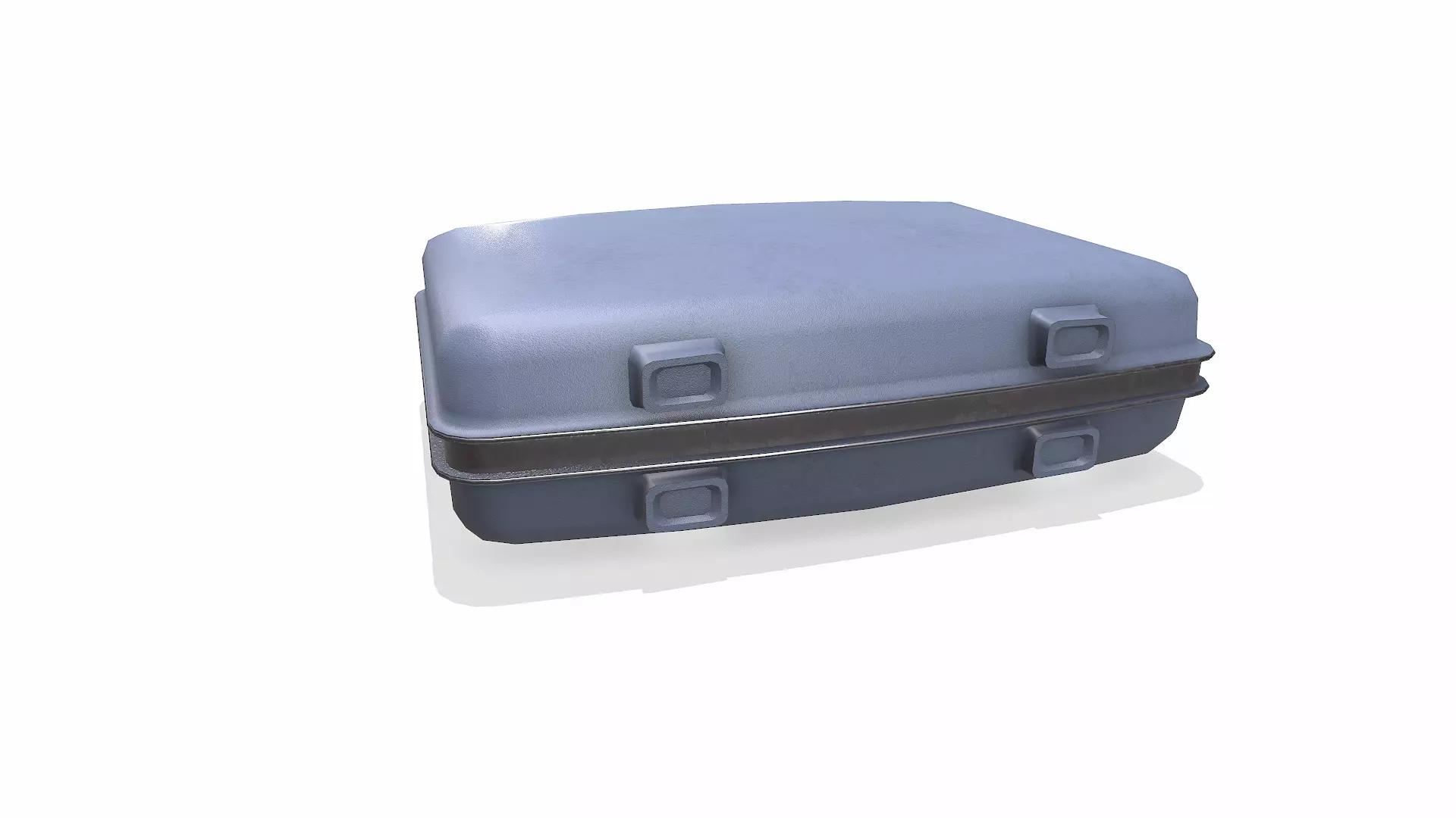 Old Retro Vintage Suitcase Low-poly PBR Low-poly 3D model_15