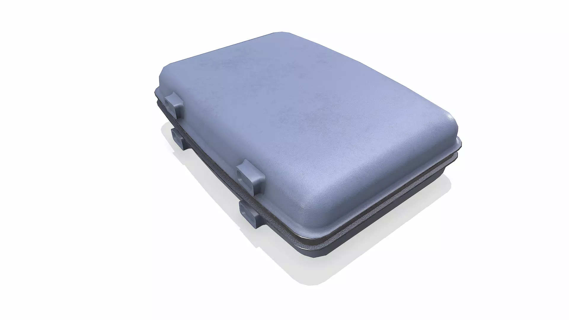 Old Retro Vintage Suitcase Low-poly PBR Low-poly 3D model_16