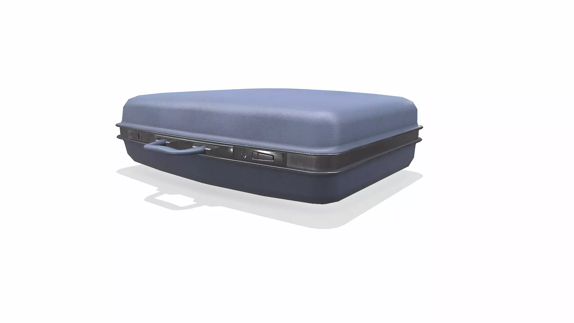 Old Retro Vintage Suitcase Low-poly PBR Low-poly 3D model_13