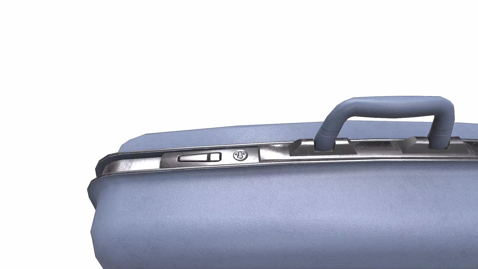 Old Retro Vintage Suitcase Low-poly PBR Low-poly 3D model_10