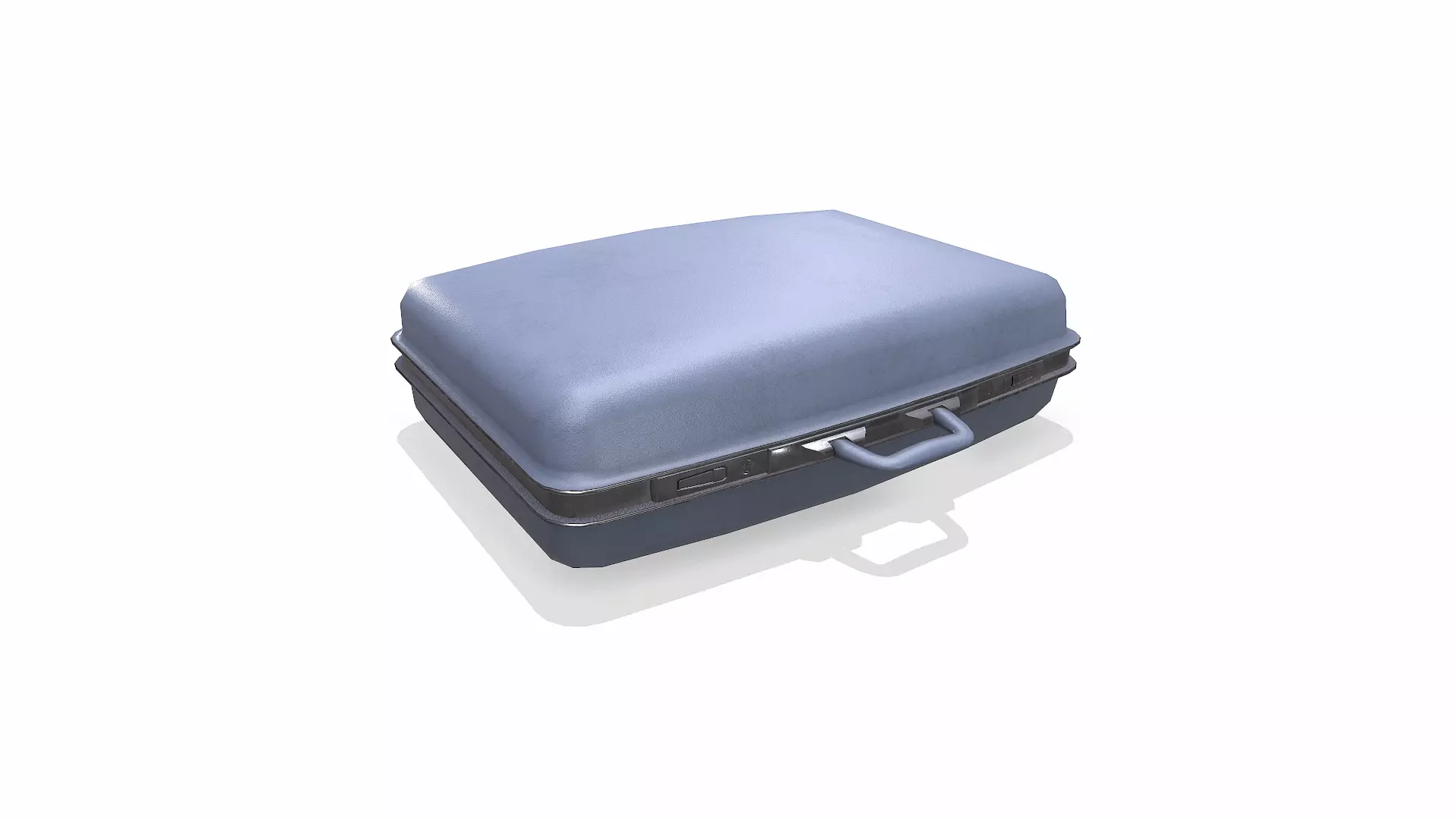 Old Retro Vintage Suitcase Low-poly PBR Low-poly 3D model_12