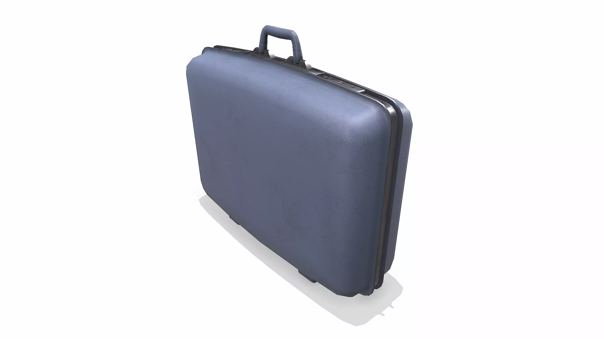 Old Retro Vintage Suitcase Low-poly PBR Low-poly 3D model_5