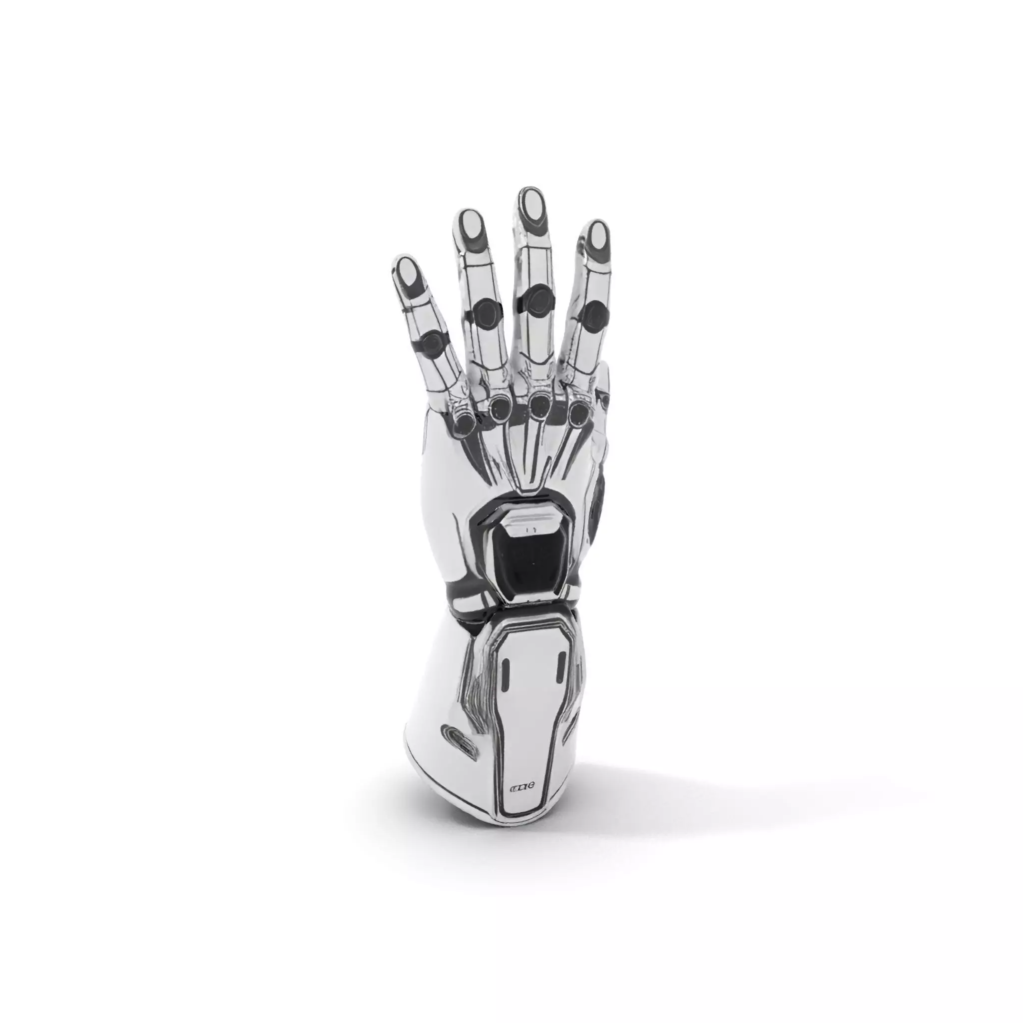 Futuristic Robotic Hand Model Pack High Precision Design Low-poly 3D model_0