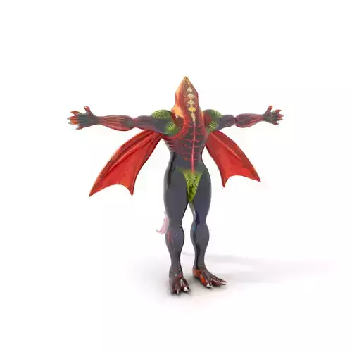 Dragon Creature Model Pack with Detailed Scales and Wings
