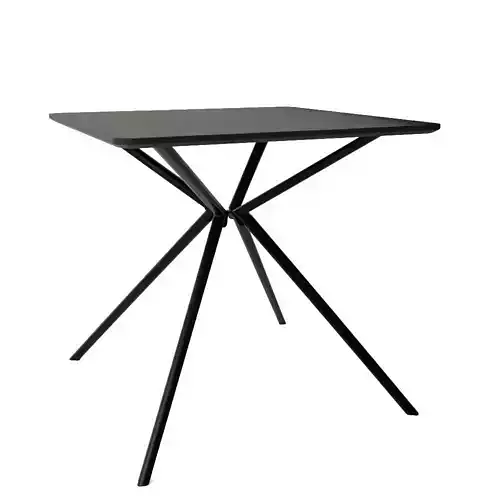 Rectangular design dining table Conference table Black