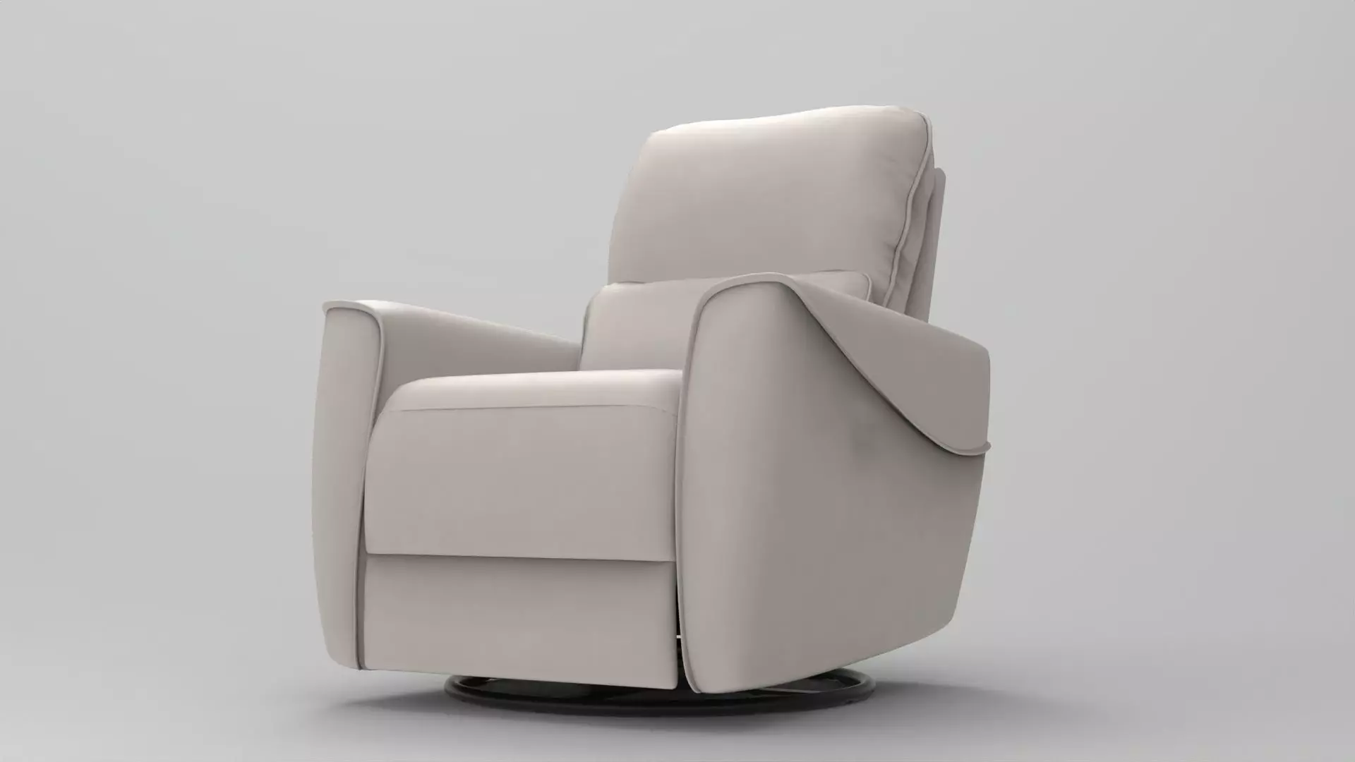Reclining Chair 005 Low-poly 3D model_6