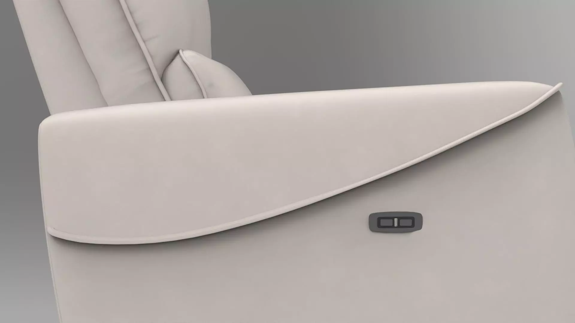 Reclining Chair 005 Low-poly 3D model_4