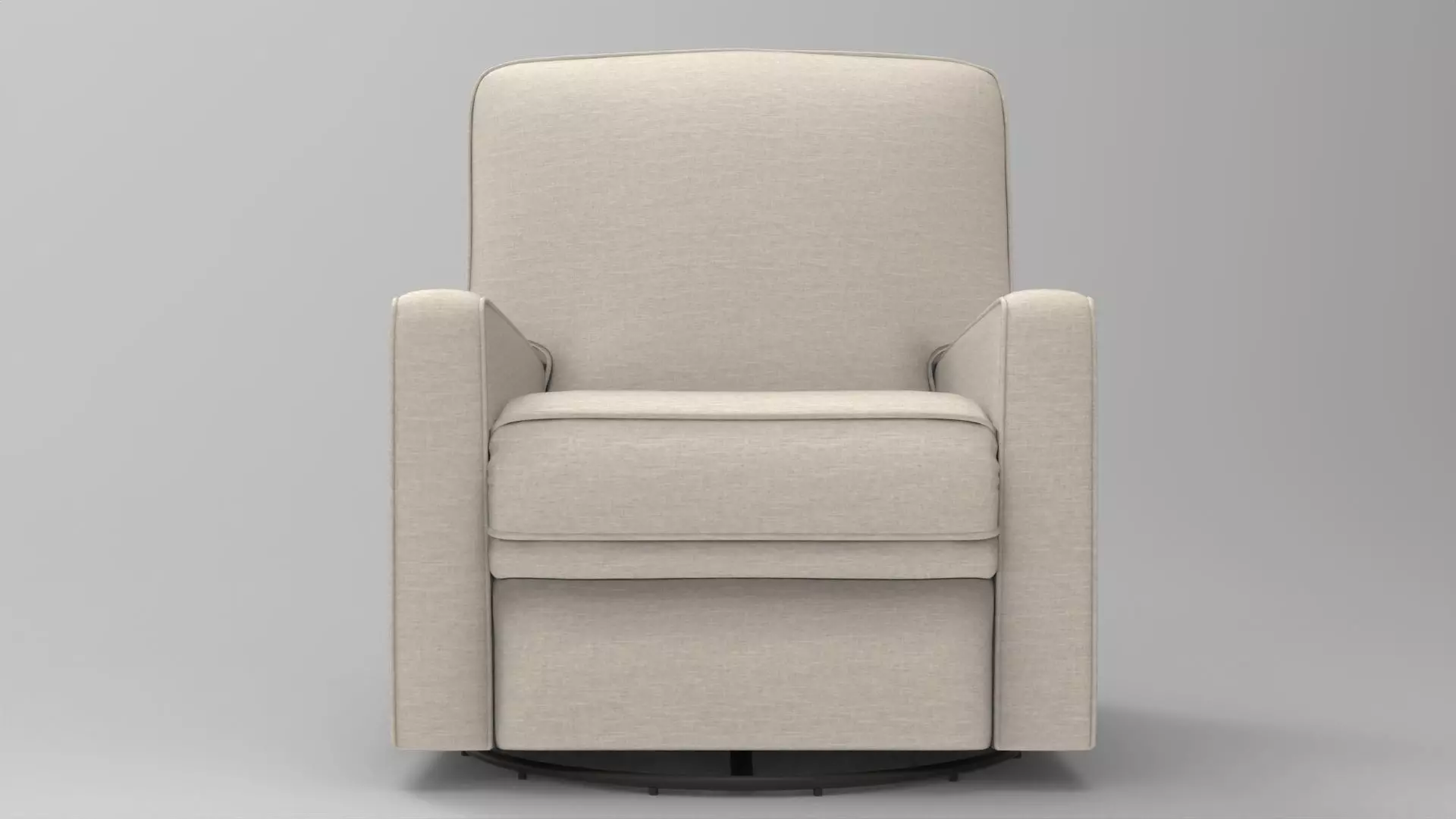 Reclining Chair 002 Low-poly 3D model_3