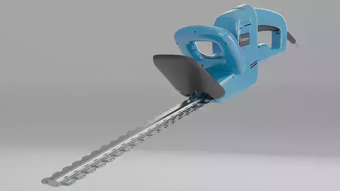 Electric Hedge Pruner 3D Model