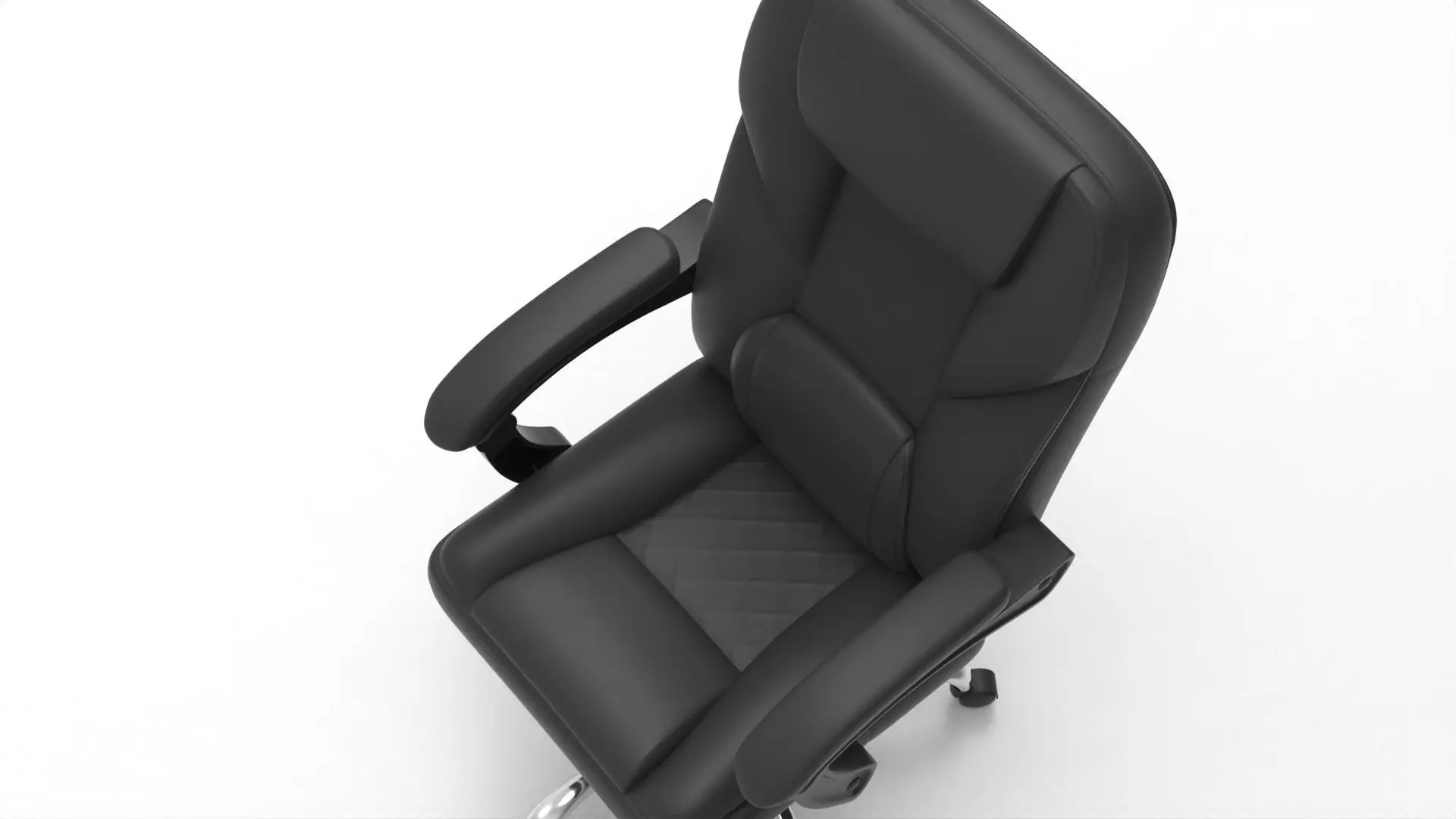 office chair 003 Low-poly 3D model_12