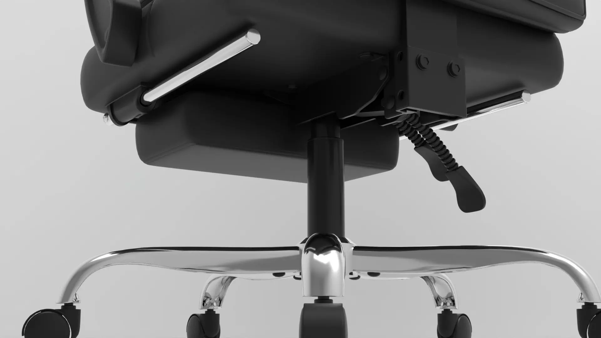 office chair 003 Low-poly 3D model_16