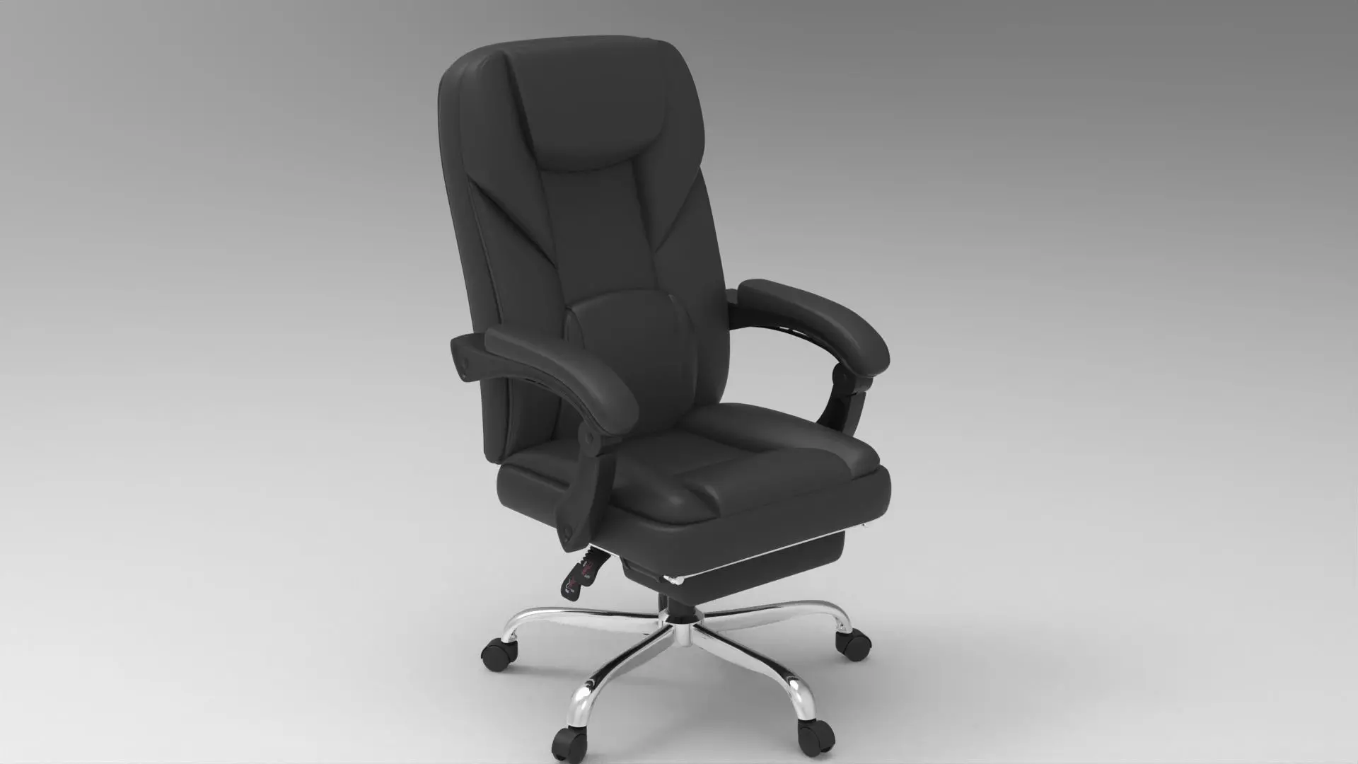 office chair 003 Low-poly 3D model_0