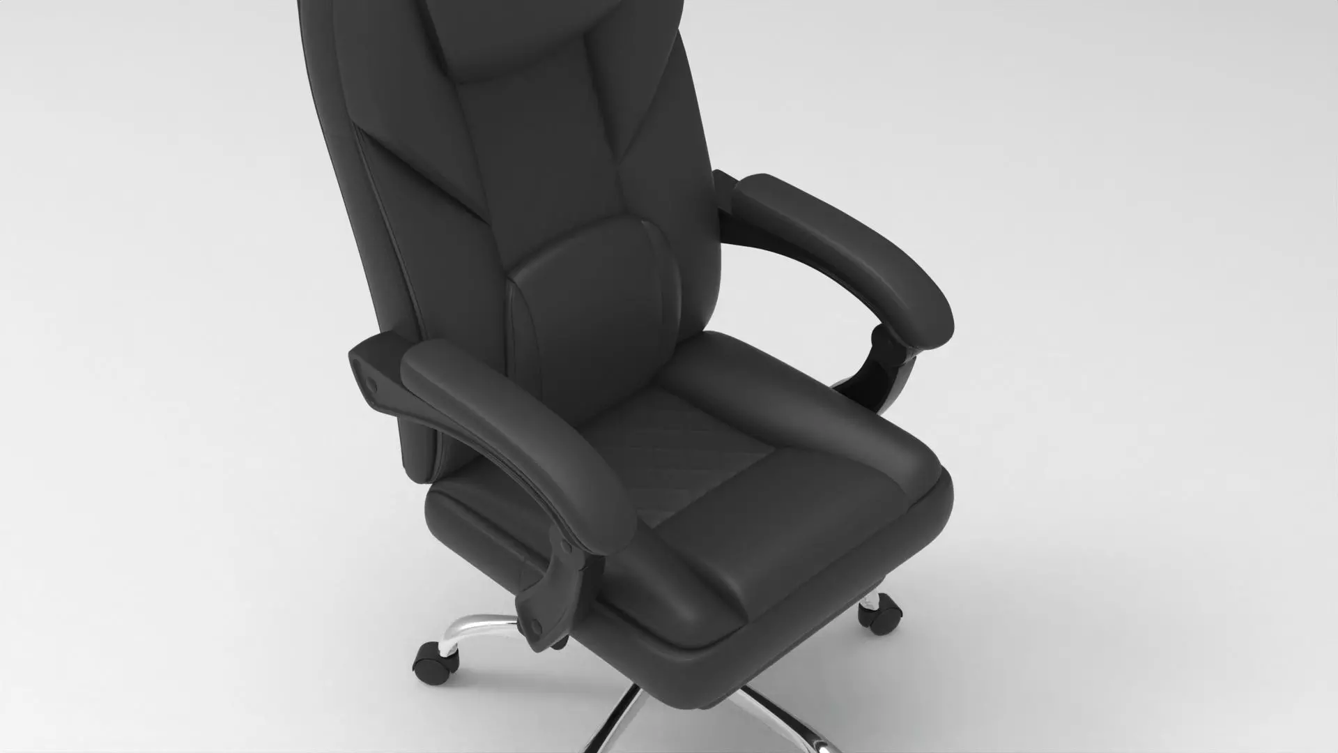 office chair 003 Low-poly 3D model_3