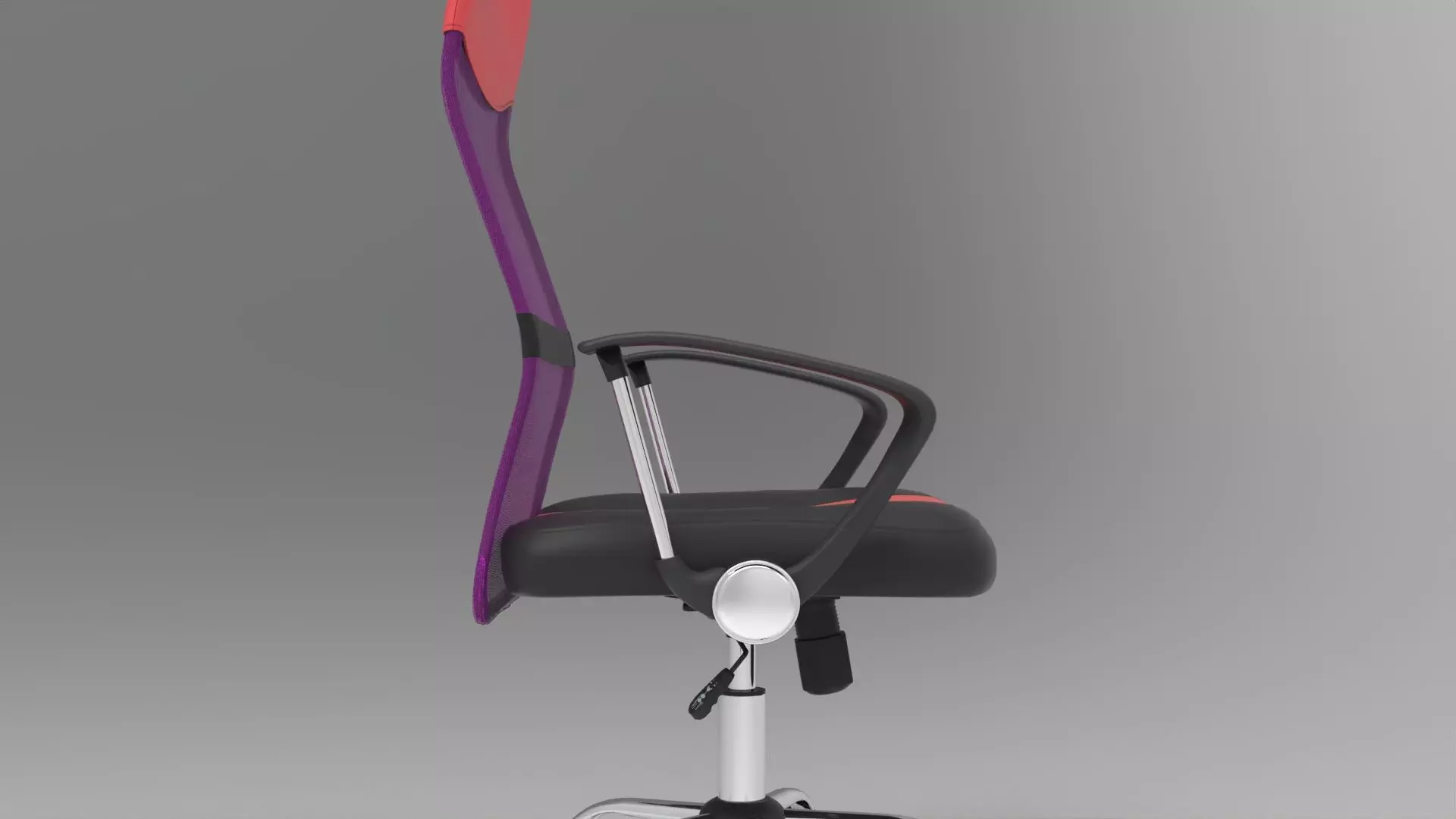office chair 002 Low-poly 3D model_7