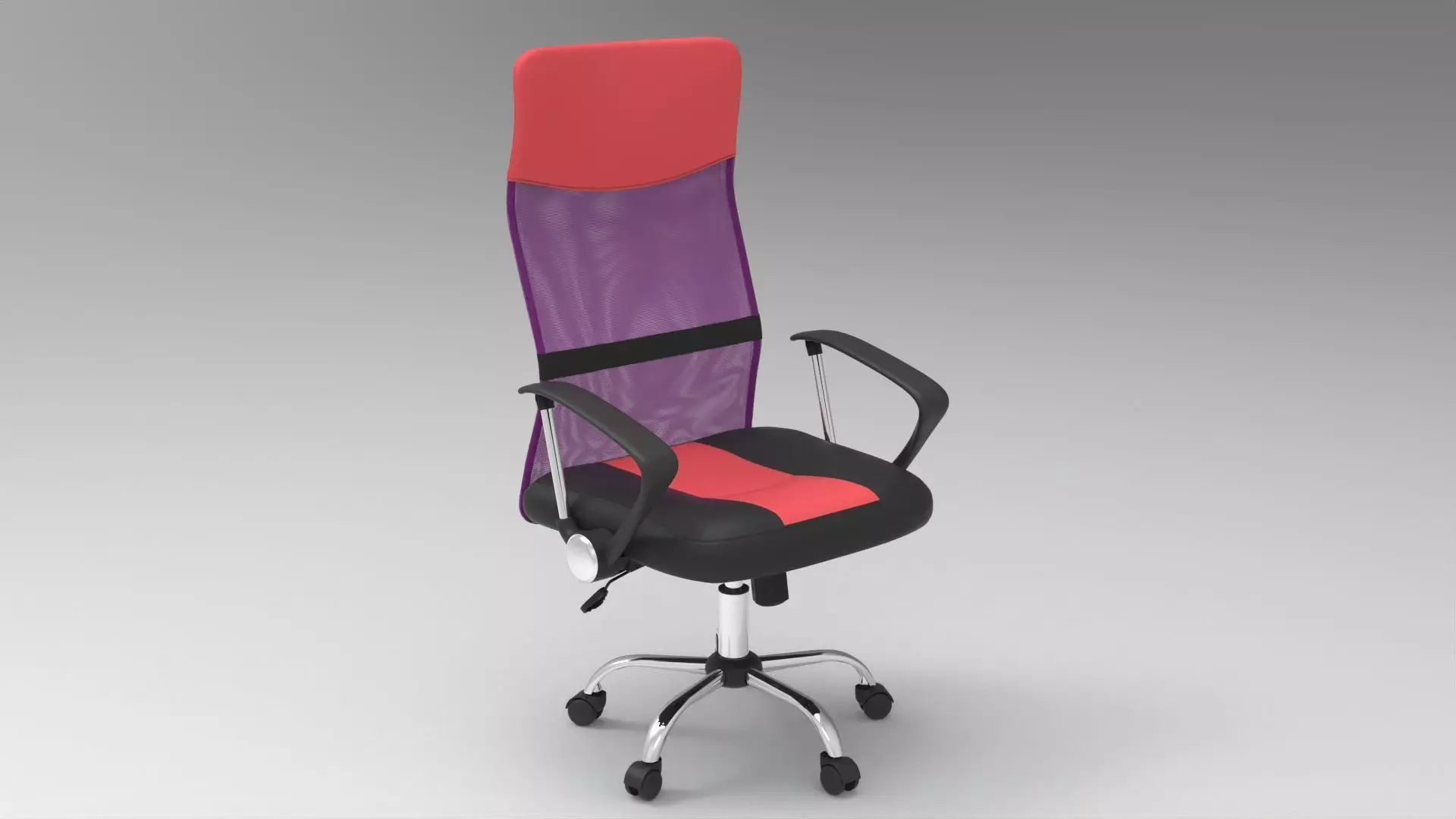 office chair 002 Low-poly 3D model_0