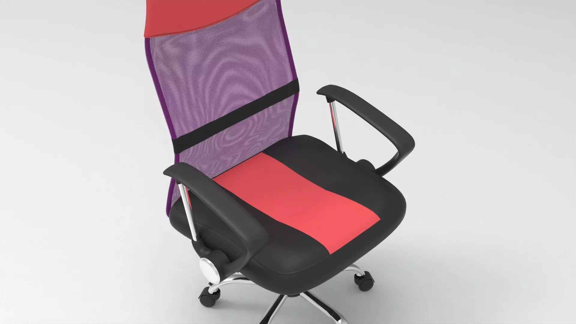 office chair 002 Low-poly 3D model_3