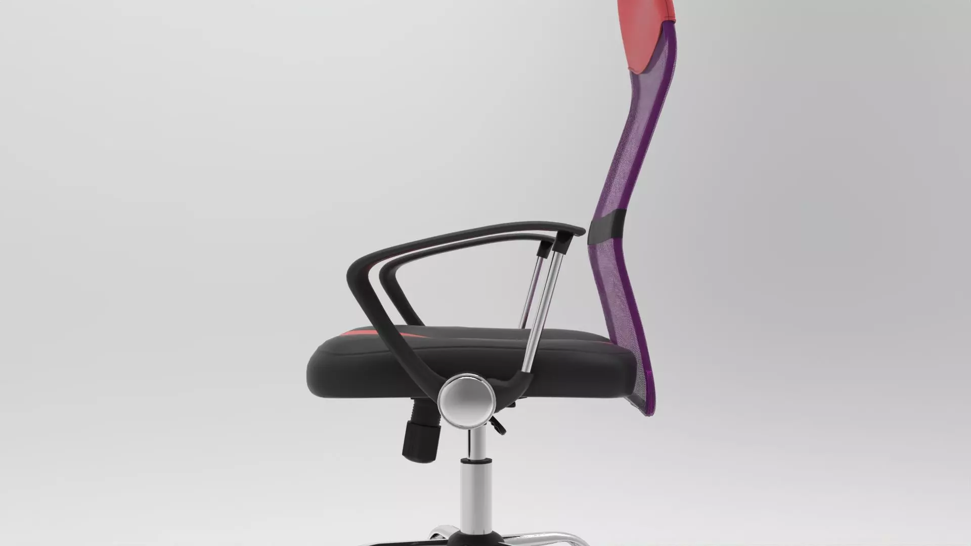 office chair 002 Low-poly 3D model_10