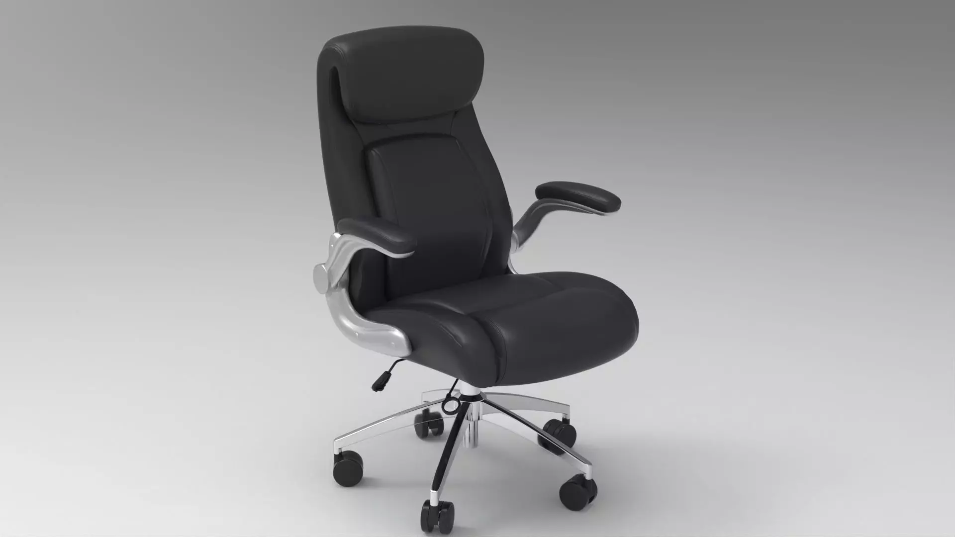 office chair 001 Low-poly 3D model_2