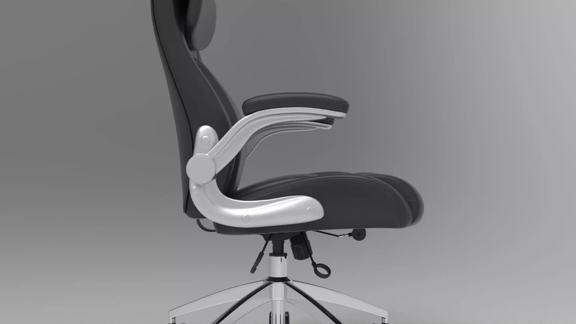 office chair 001 Low-poly 3D model_10