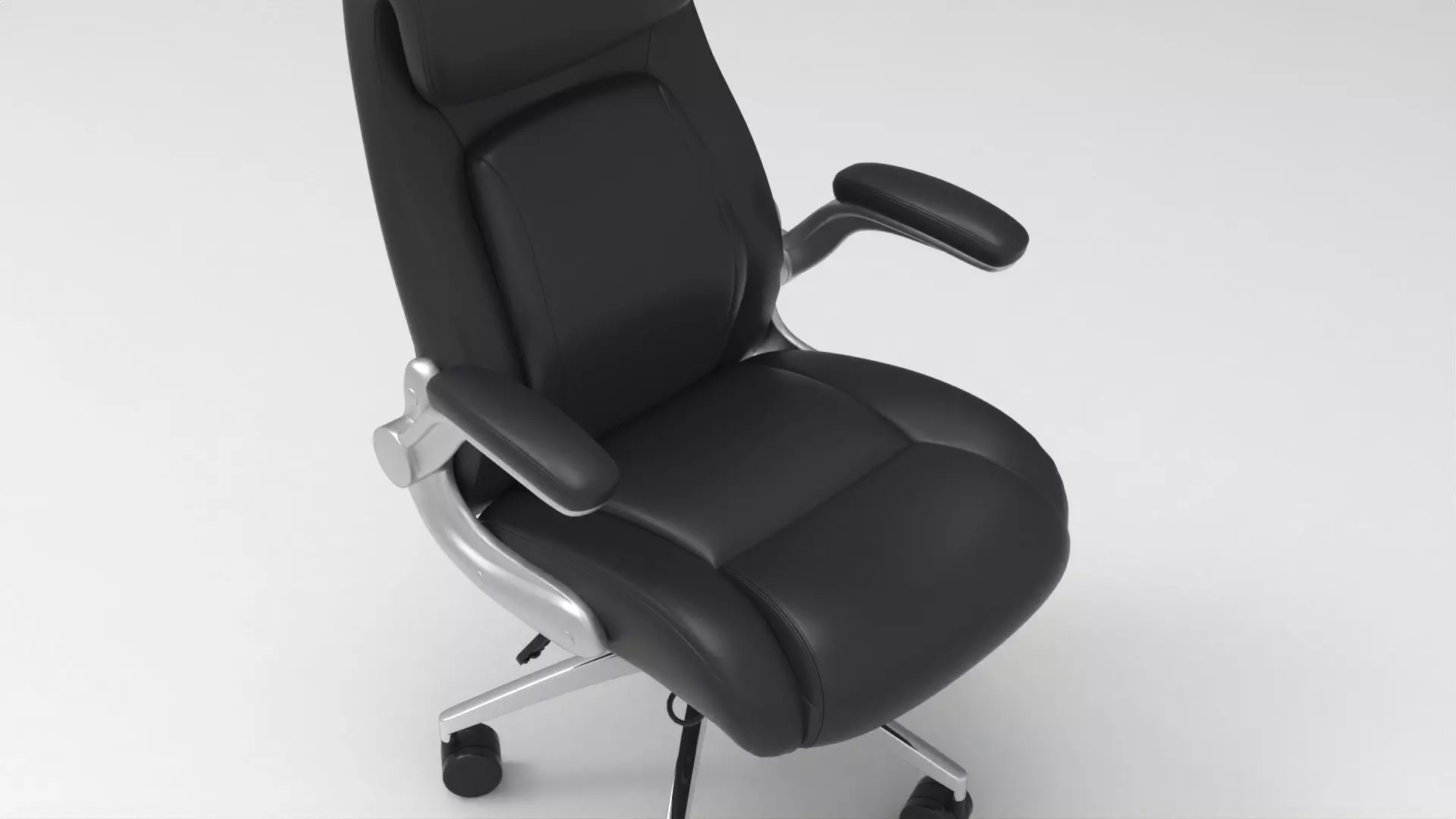 office chair 001 Low-poly 3D model_3