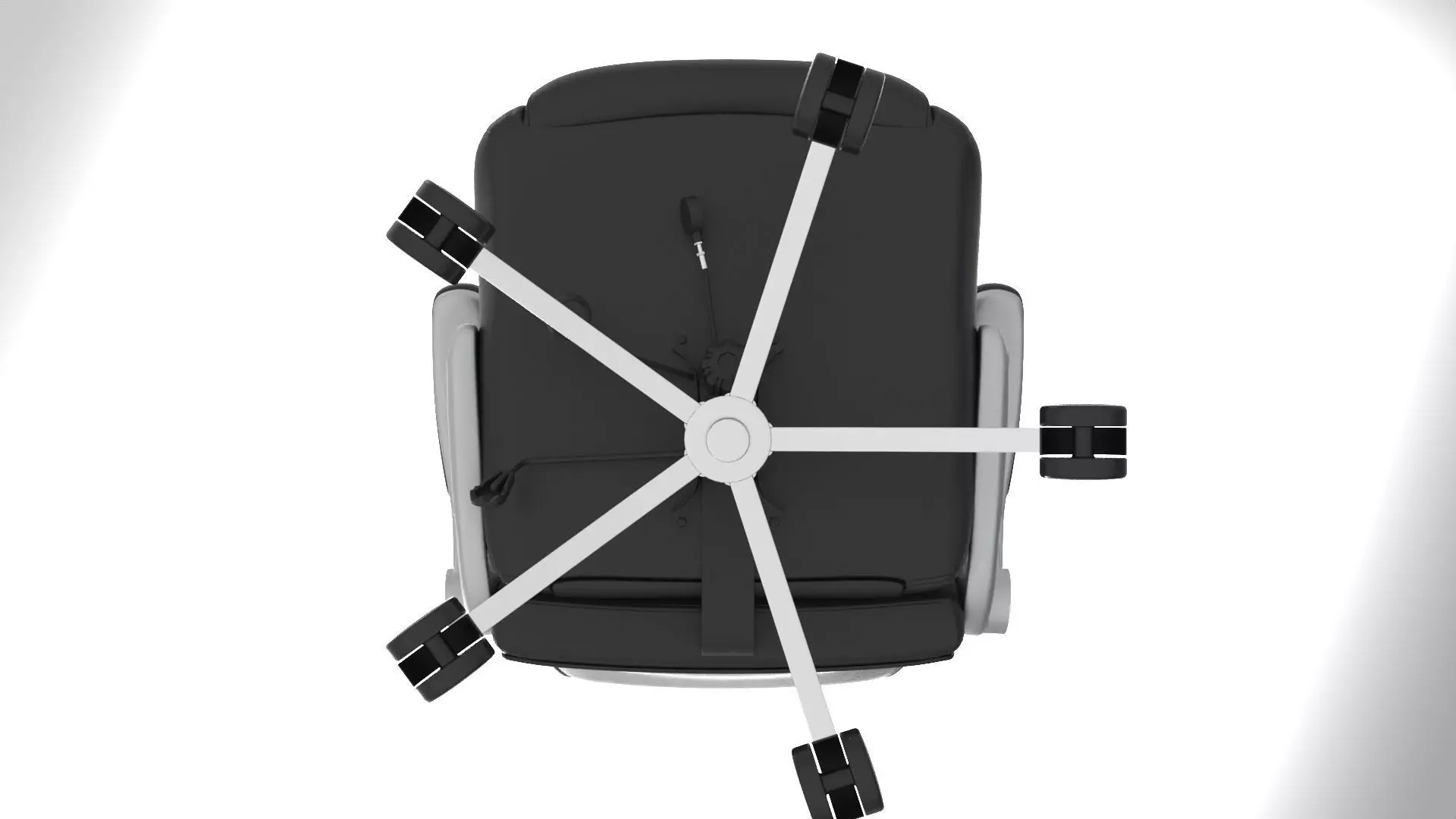 office chair 001 Low-poly 3D model_17