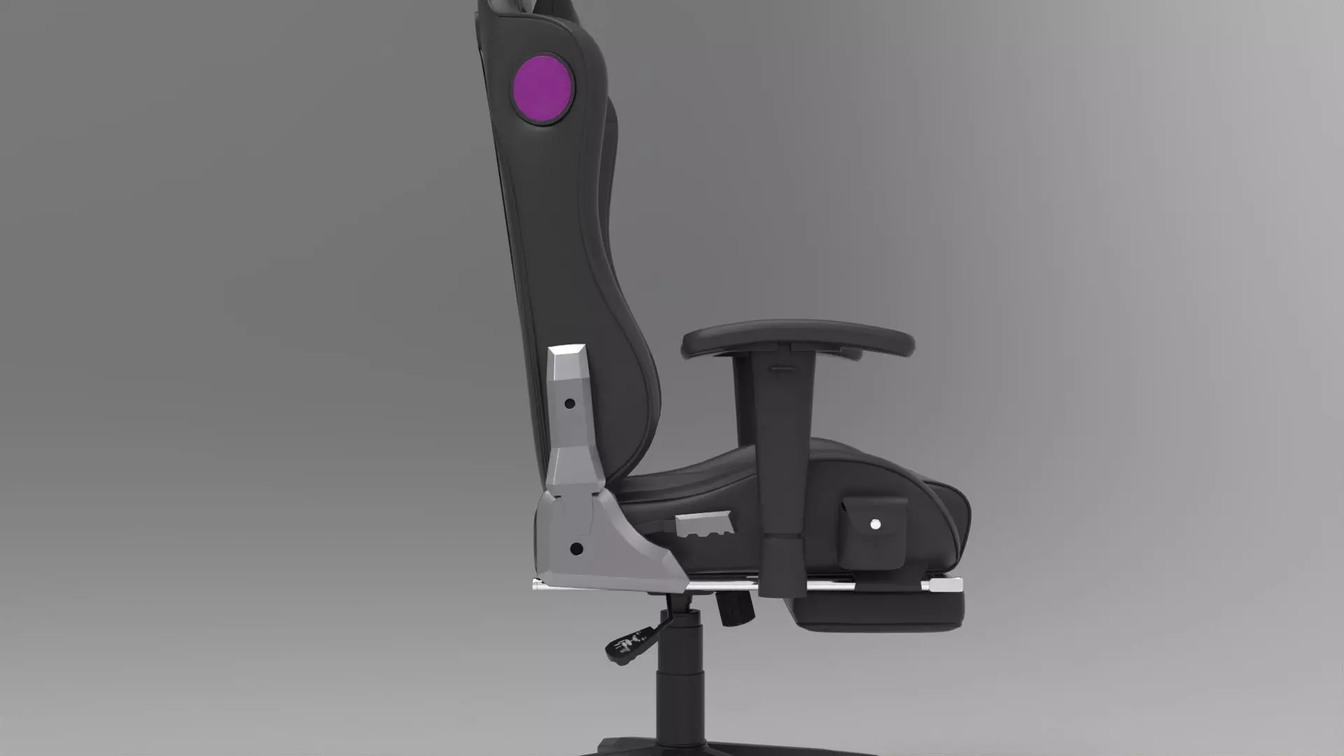gaming chair 004 Low-poly 3D model_4