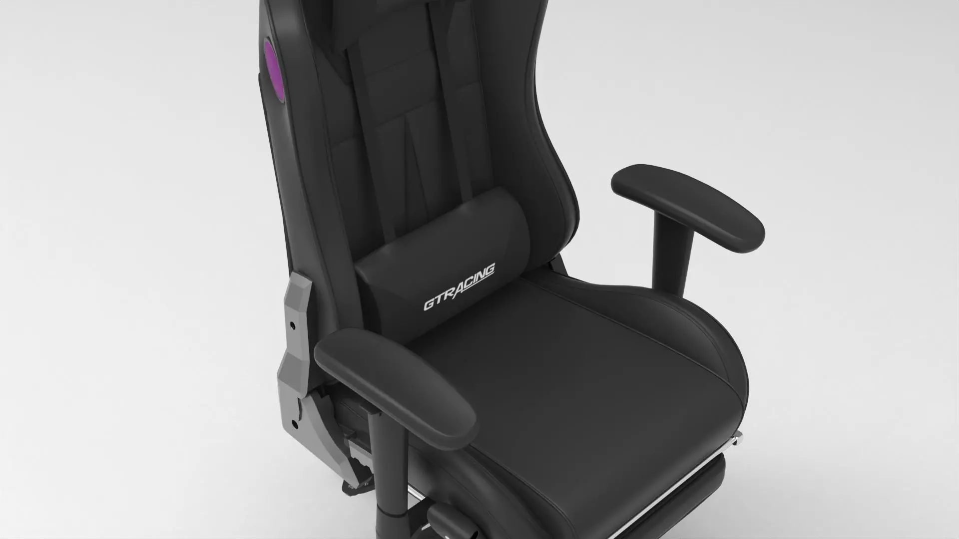 gaming chair 004 Low-poly 3D model_2