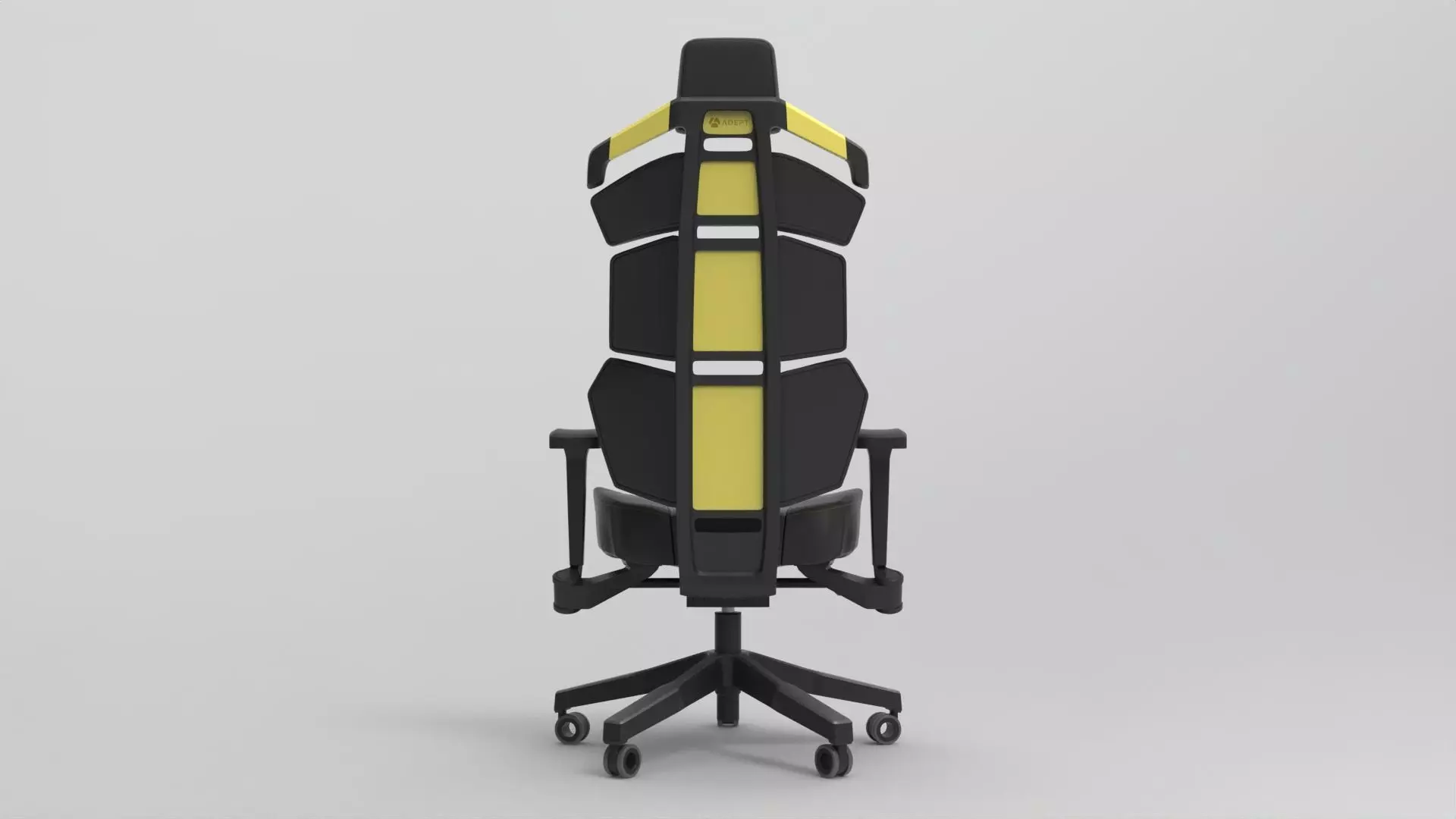 gaming chair 002 Low-poly 3D model_5