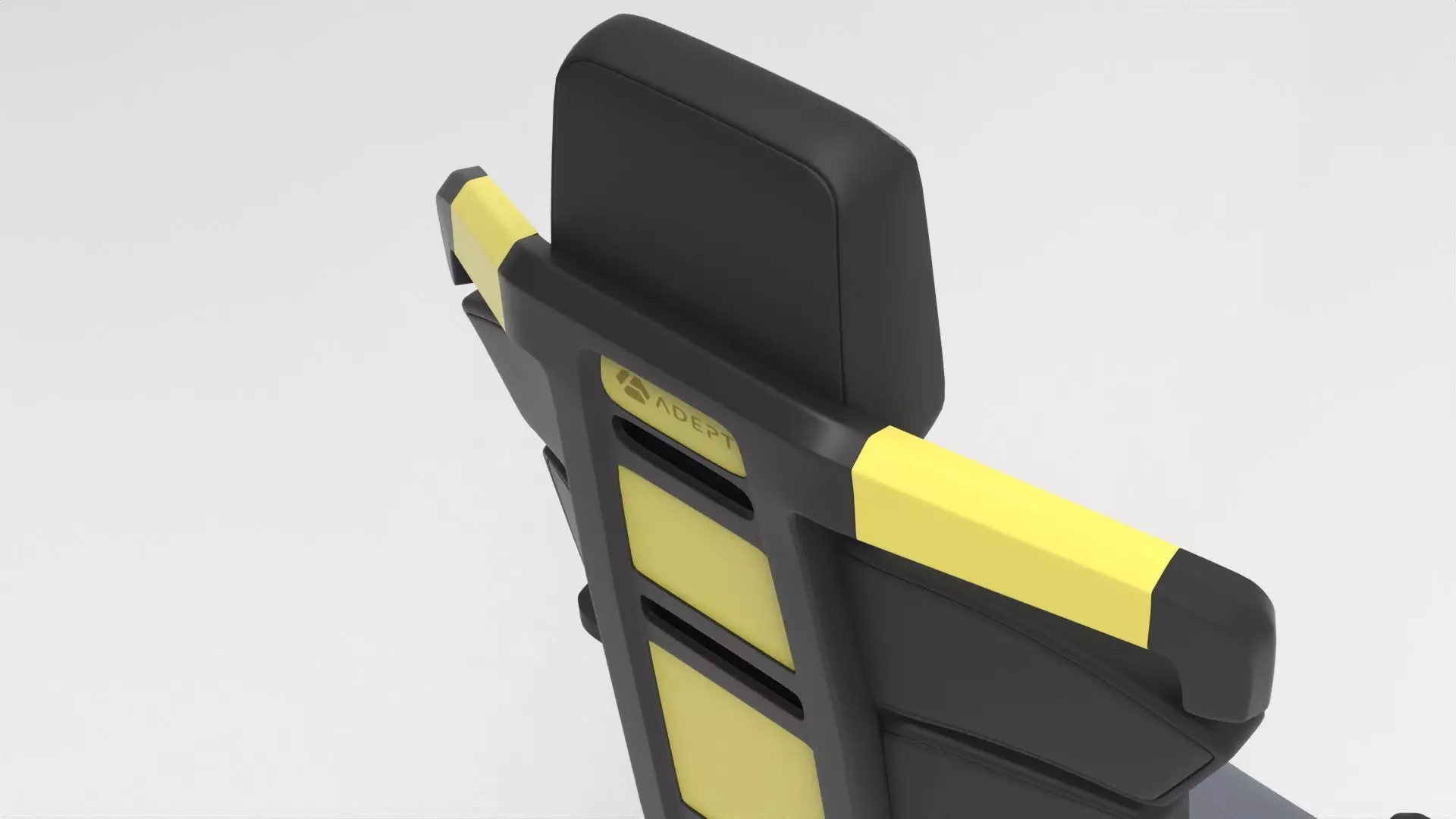 gaming chair 002 Low-poly 3D model_2